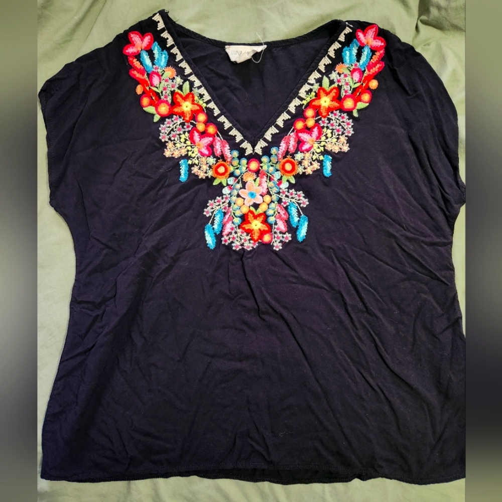 Embroidered Top